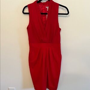 H&M Scarlet Sleeveless Mini Dress